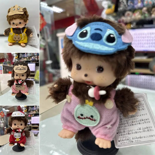 15cm Monkey Plush Doll – Cute Mochi-Style Toy & Bag Pendant for Kids, Couples & Birthday Gifts